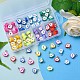 80Pcs 8 Colors Handmade Polymer Clay Charms CLAY-YW0001-74-5