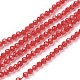 Transparent Glass Beads Strands GLAA-F094-A09-1