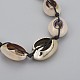 Verstellbare Halsketten aus Kaurimuschel Perlen NJEW-JN02278-02-3