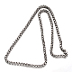 304 Stainless Steel Box Chain Necklaces NJEW-L347-09P-2