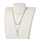 Cauris perles perles pendentifs colliers ensembles NJEW-JN02299-03-3