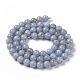 Chapelets de perles en angélite naturelle G-G840-03-6mm-6