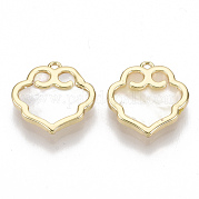 Natural Shell Charms KK-S356-101-NF