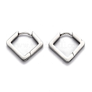 Серьги-кольца Huggie Hoop из нержавеющей стали 304 STAS-H156-08P