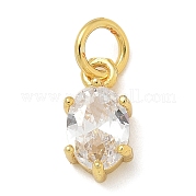 Латунные микро проложить кубического циркония подвески KK-U050-06G-02