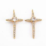 Латунные подвески с фианитами KK-N233-106-NF