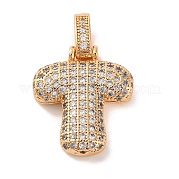 Латунные микро проложить кубического циркония подвески KK-C076-29T-G01