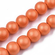 Расписные бусины из натурального дерева WOOD-S053-58H