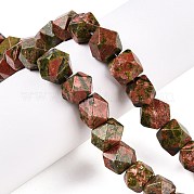 Природные Unakite бисер нитей G-T138-42