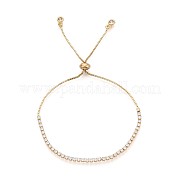 Теннисный браслет из кубического циркония BJEW-T020-03B-02G