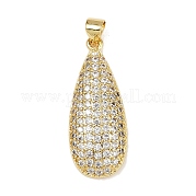 Латунные микро проложить кубического циркония подвески KK-S526-04G