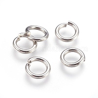 CHGCRAFT 150Pcs 15x2mm Stainless Steel Open Jump Rings Open Jump