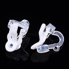 Plastic Clip-on Earring Findings X-FIND-Q001-02A