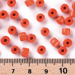 Undurchsichtige Farben Glas runde Signalhornperlen&nbsp;SEED-S045-001A-A01