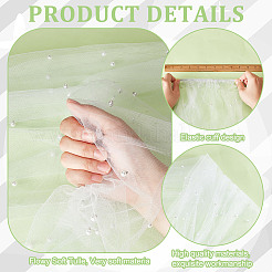 Manches bouffantes en maille amovible en polyester&nbsp;AJEW-WH0270-358