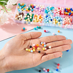 560pcs 14 Farben undurchsichtige Acrylperlen&nbsp;SACR-TA0001-47
