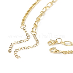 Insieme della collana del pendente dell'occhio di cavallo di zirconi cubici chiari di stile 2pcs 2&nbsp;NJEW-JN04044