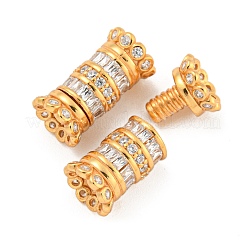 925 Sterling Silber Micro Pave Zirkonia Schraubverschluss&nbsp;STER-U001-05A-G