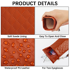 Custodie per occhiali in pelle sintetica&nbsp;FIND-WH20019-219C