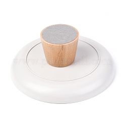 Vassoio portaoggetti da scrivania rotondo in abs&nbsp;AJEW-G028-03A