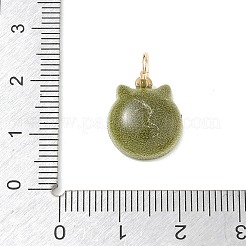 Pendentifs en laiton émaillé à thème animalier&nbsp;KK-CBAE20A-02D-G