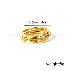 201 Fingerring-Sets aus Edelstahl&nbsp;CY7723-2