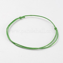 Bracelets de cordon ciré réglable&nbsp;BJEW-JB02133