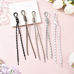 5 pendentif décoratif en corde de polyester&nbsp;HJEW-JM04424-01
