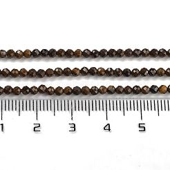 Fili di perline di occhio di tigre naturale&nbsp;G-M399-03A-01