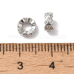 Messing Micro Pave klare Zirkonia Perlen&nbsp;KK-G503-19P