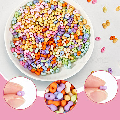 2000pcs 10 Farben undurchsichtige Acrylperlen&nbsp;MACR-SP0001-37