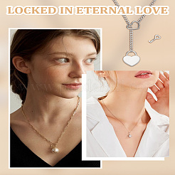 Colliers pendentifs en acier inoxydable 304&nbsp;NJEW-LP0001-21