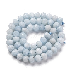 Natürliche Aquamarin Perlen Stränge&nbsp;G-K380-A50-01