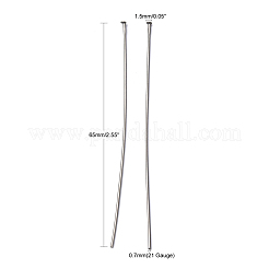 Perni a testa piatta in acciaio inossidabile 304 anti-ossidazione&nbsp;X-STAS-R046-65mm