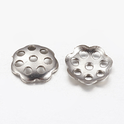 Capuchons de perles en acier inoxydable 304 résistant au ternissement&nbsp;X-STAS-I009-03
