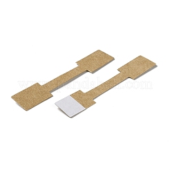 Faltbare Blanko-Preisschilder für Schmuck aus Kraftpapier&nbsp;CDIS-C006-09B