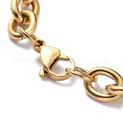Bracelets à chaîne Figaro en acier inoxydable 304 avec placage ionique (IP)&nbsp;X-BJEW-E271-05G