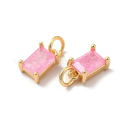 Vrais pendentifs en laiton plaqué 18k or véritable micro pavé zircone cubique&nbsp;KK-M243-08G-01