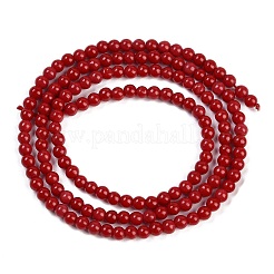 Chapelets de perles en corail synthétique&nbsp;X-CORA-M003-01