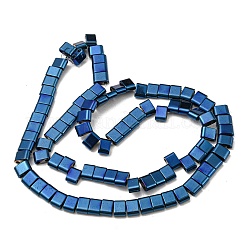 Chapelets de perles en hématite synthétique électrolytique sans magnétiques&nbsp;G-C106-B02-07B