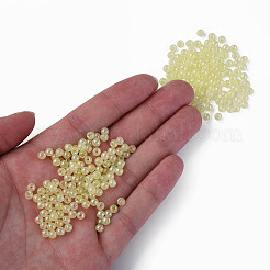 6/0 perles de rocaille en verre imitation jade&nbsp;X1-SEED-N004-006-08