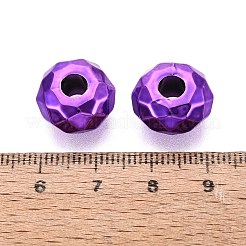 Perles européennes en acrylique transparent irisé à placage UV&nbsp;OACR-E033-22-04