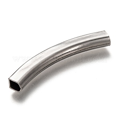Anlaufgeschützte 304 Edelstahl-Rohrperlen&nbsp;STAS-Z025-04P