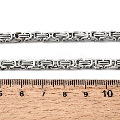 Anlaufgeschützte Königsketten aus Edelstahl 201&nbsp;NJEW-V0313-02