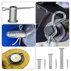 15 Sätze 3 Arten 304 Edelstahl Pleuelstange Stecker Bolzenstift&nbsp;STAS-LP0005-62A