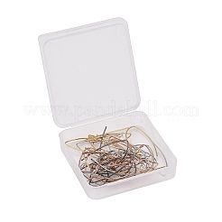Ganci per orecchini in ottone 32 pz 4 colori&nbsp;KK-LS0001-18