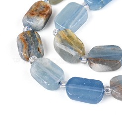 Natürliche blaue Calcit Perlen Stränge&nbsp;G-T138-26A-13