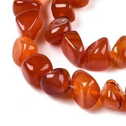 Brins de perles d'agate teintes et chauffées naturellement&nbsp;G-N342-65C