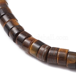 Stretch-Armbänder aus natürlichen Tigerauge-Perlen für Männer und Frauen&nbsp;BJEW-JB11670-05
