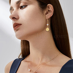 4 sac de 2 pendentifs de style tibétain en alliage de zinc avec 26 lettres&nbsp;FIND-SC0017-57G